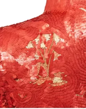 NGV Lagerfield coat close up
