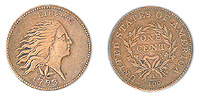 Fake pennies dated 1793