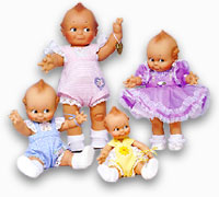 The classic Kewpie dolls