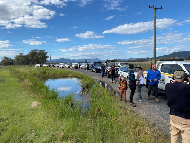 Union convoy to the Pilliga forest