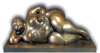 Fernando Boteros‘ Reclining Woman