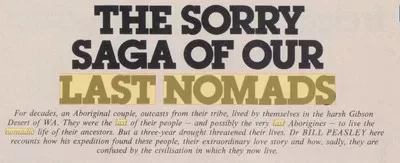 The Bulletin, 1978 - The Sorry Saga or our Last Nomads