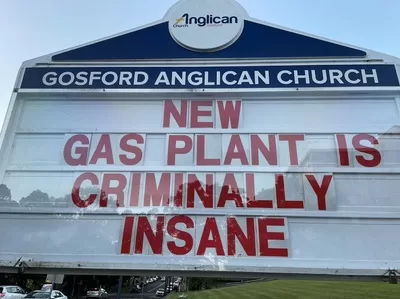 Gosford Anglican Church Gas Plant is Criminally Insane