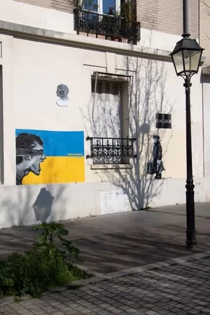 Street art in support of Ukraine
© Mark Anning photo 2022