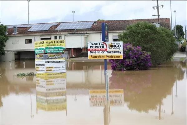 Wingham CBD flood, March 20 2021