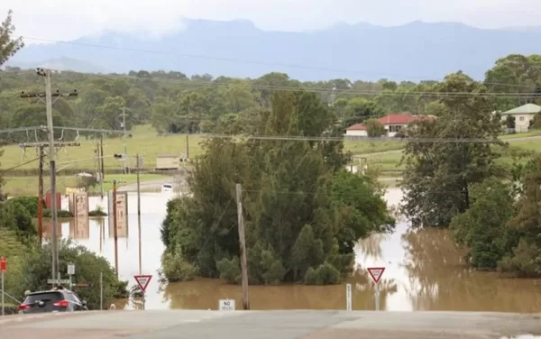 Wingham CBD flood, March 20 2021