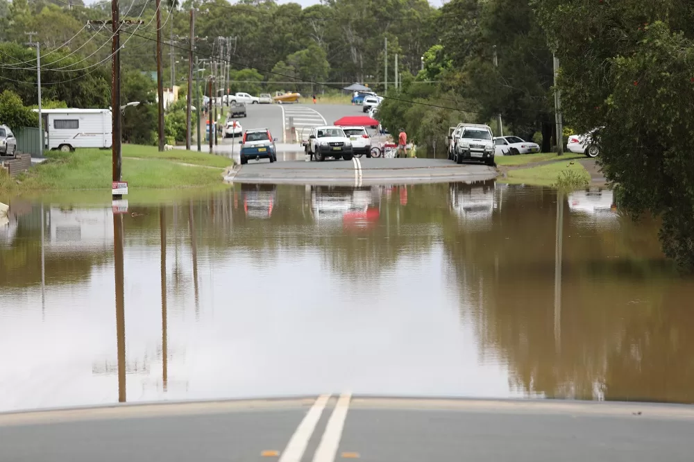 Wingham CBD flood, March 20 2021