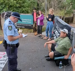 Forestry Corporation protest