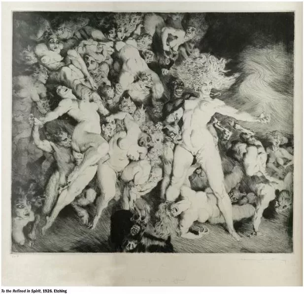 To the Refined in Spirit, 1926, Norman Lindsay