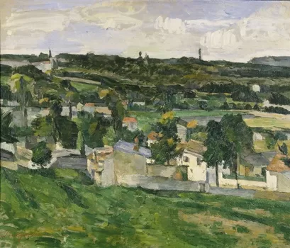 View of Auvers-sur-Oise by Paul Cézanne