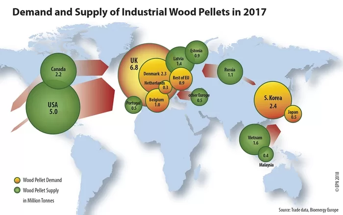 Threat map report shows biomass industry set to increase 250% in next decade – threatening both the fight against climate change and forests globally.