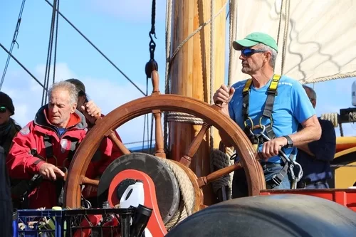 Crew aboard HMB Endeavour © 2019 Mark Anning photo