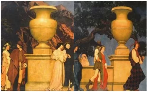 Gertrude Vanderbilt Whitney Murals by Maxfield Parrish