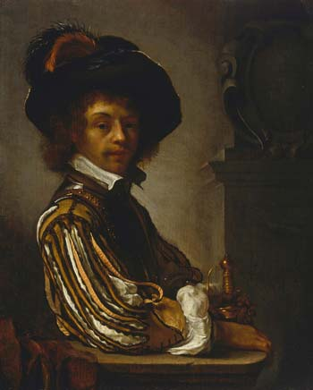 Frans van Mieris I, Leiden, Netherlands, 1635-81 A cavalier (self portrait) 