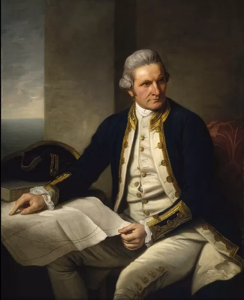 Official portrait of Captain James Cook Nathaniel Dance-Holland - from the National Maritime Museum, United Kingdom 1 January 1775