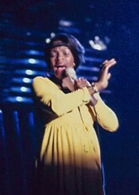 Marcia Hines as Mary Magdalene in Jesus Christ Superstar, 1982, St George Leagues Club.
© Mark Anning photo 1982-2023