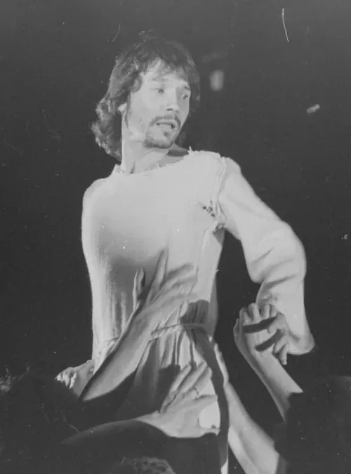 Trevor White in Jesus Christ Superstar, 1982, St George Leagues Club. © Mark Anning photo 1982-2023