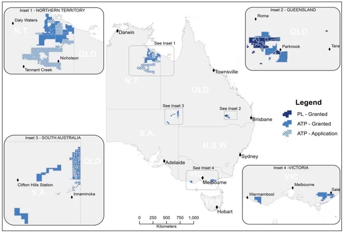 Armour Energy map