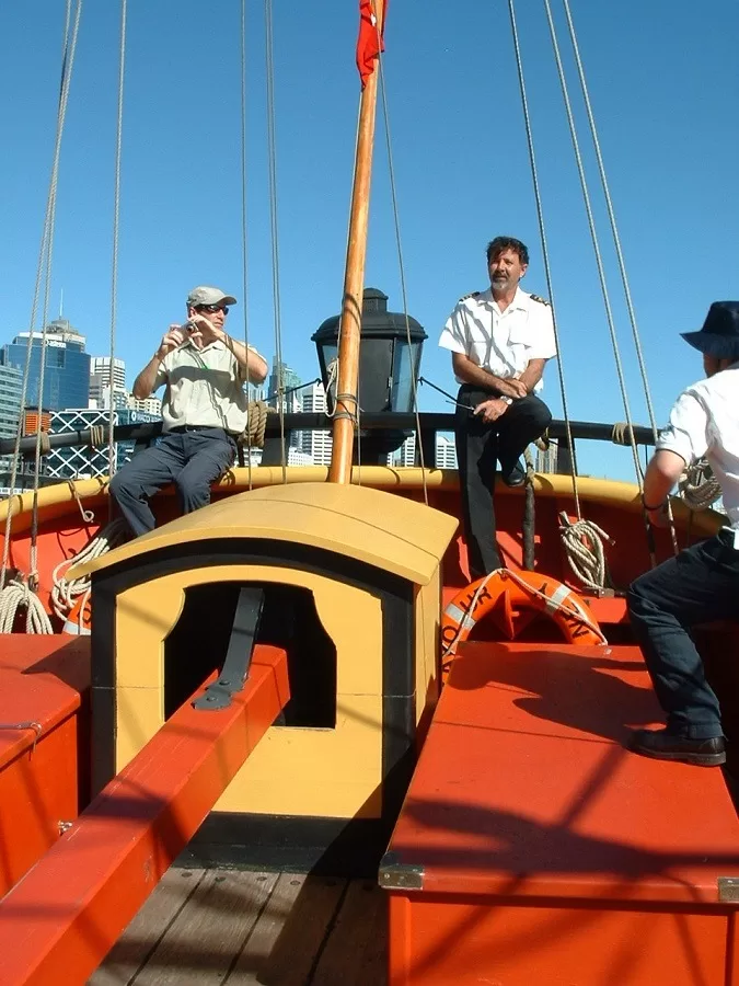 HMB Endeavour under sail © 2019 Mark Anning photo. All Rights Reserved.