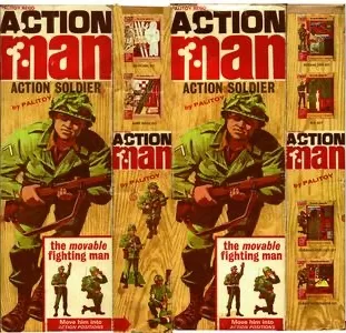 Palitoy Action Man packaging, 1966