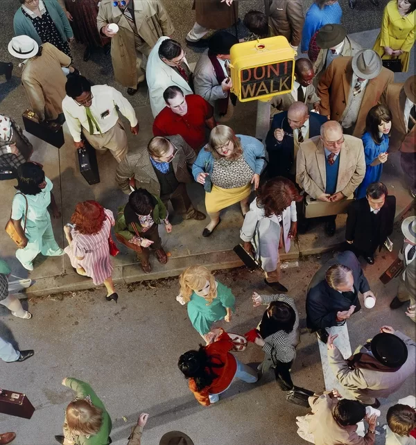 Alex Prager, Crowd #11 (Cedar and Broad Street) 2013