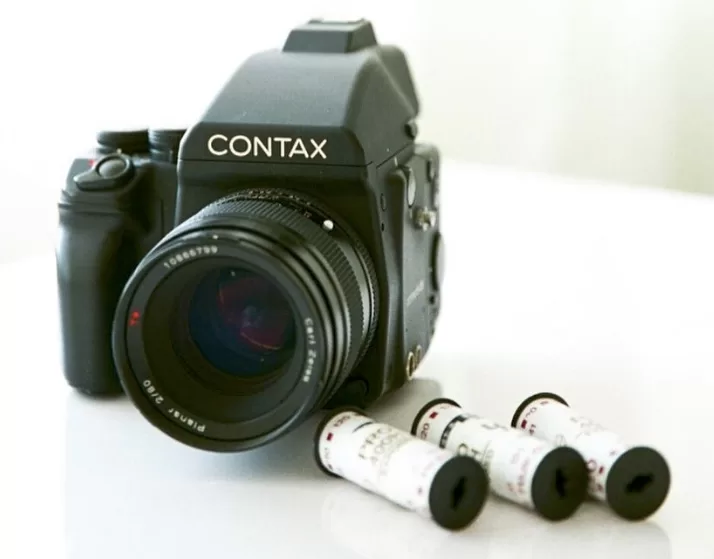 Contax 645 medium format film camera