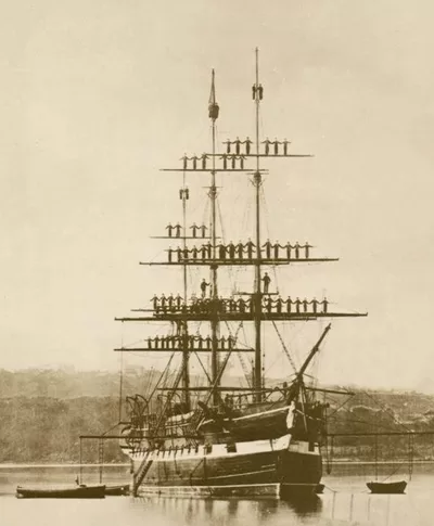 NTS Vernon, Nautical Training Ship Vernon in Sydney Harbour