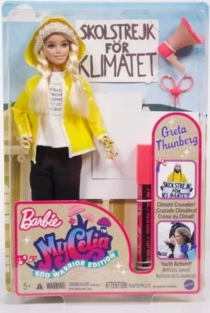 MyCelia EcoWarrior Barbie Greta Thunberg Barbie