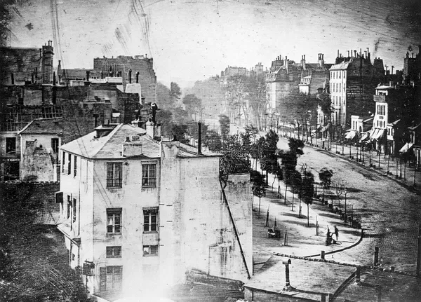 Daguerre First photograph of a human