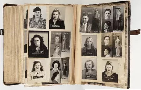 Undercover policeman Frank Fahey's book of mugshots (1924–1950s)