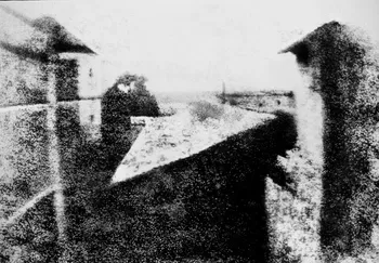 View from the Window at Le Gras - Nicéphore Niépce in 1826