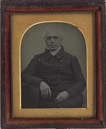 Australia's oldest surviving photograph. Goodman's portrait of Dr William Bland