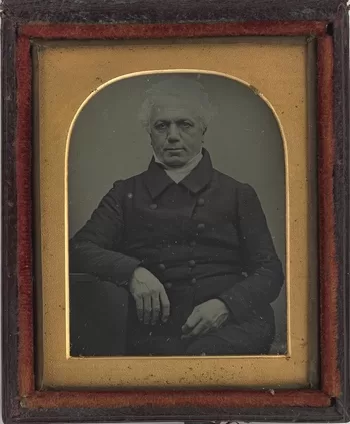 Australia's oldest surviving photograph. Goodman's portrait of Dr William Bland