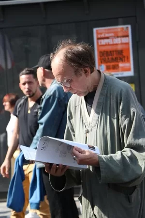 Covid protest in Paris © 2021 Mark Anning photo