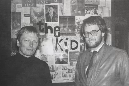 John Bell and Michael Donovan at Nimrod Theatre, The Kid © Mark Anning photo 1983