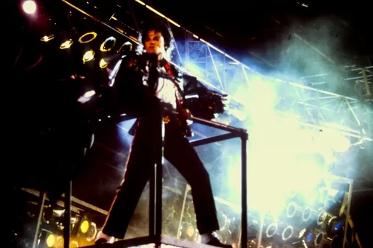 Michael Jackson in concert © Mark Anning photo 1987