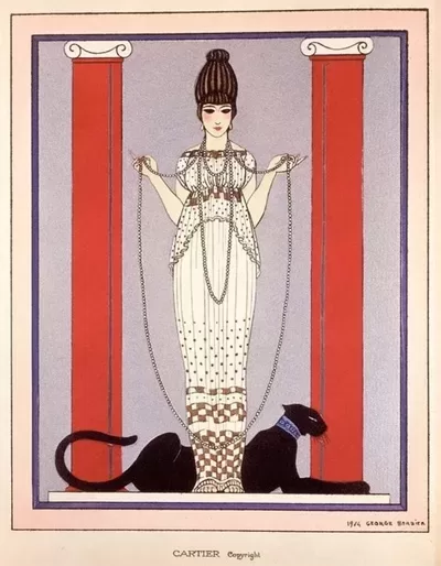 George Barbier for Cartier