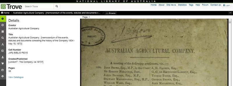 AACo Australian Agricultural Company