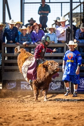 Junior Rodeo action