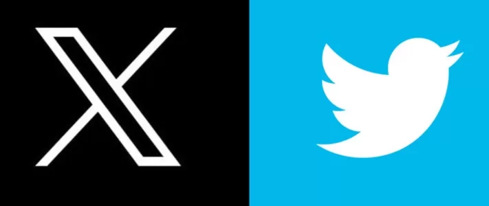 X Twitter logos