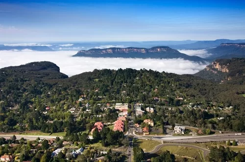 aerial photo Leura, Blue Mountains