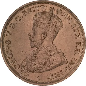 1911 Australian Penny Obverse