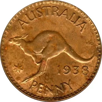 1938 Australian Penny Reverse