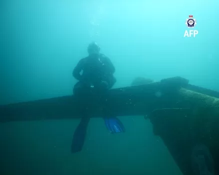 Australian Federal Police diver