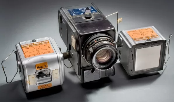 Hasselblad camera used in the Apollo 11 command module