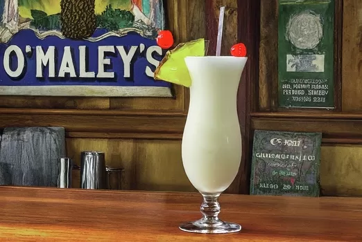 Pina Colada at a bar called O'Malley's