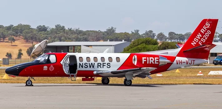 NSW RFS aviation Cessna Citation