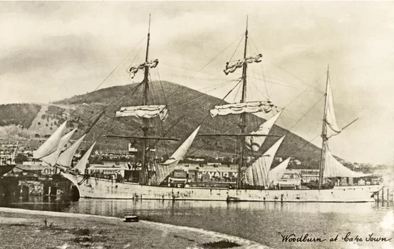 Woodburn ship in Cape Town