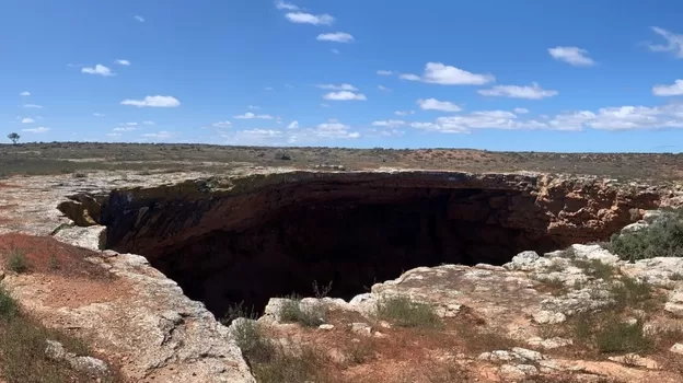 Koonalda Cave. Photo South Australian Government