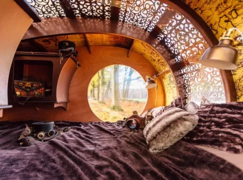 Steampunk Teardrop Trailer by The Love Bird Company